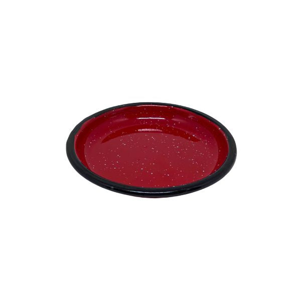 Prato de Sobremesa de Ágata 16 cm – Vermelho Gratinado
