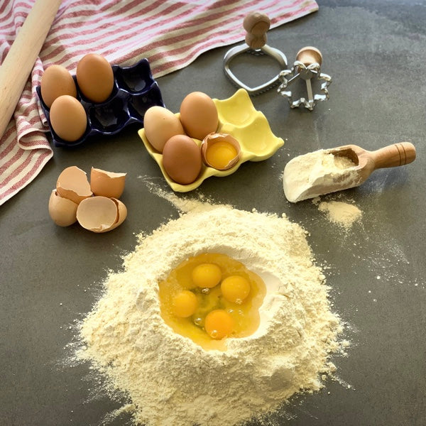 Porta Ovos de Cerâmica - Amarelo Pastel